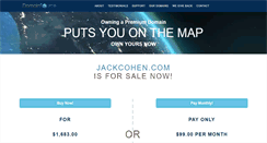 Desktop Screenshot of jackcohen.com
